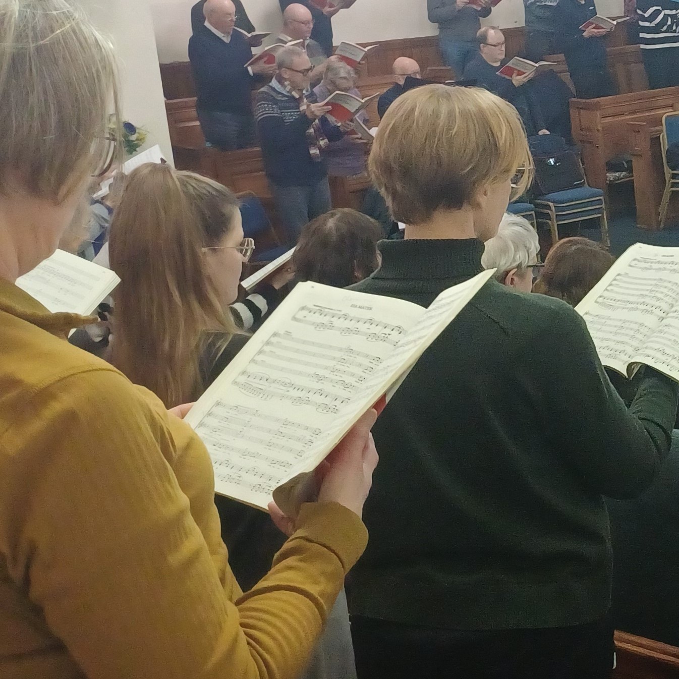 Rehearsing Stabat Mater